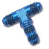 Russell Performance -10 AN Flare Bulkhead Tee Fitting (Blue) thumbnail 2
