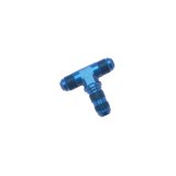 Russell Performance -12 AN Flare Bulkhead Tee Fitting (Blue) thumbnail 4