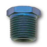 Russell Performance 3/8in Male to 1/8in Female Pipe Bushing Reducer (Blue) thumbnail 2