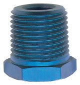 Russell Performance 1/2in Male to 1/4in Female Pipe Bushing Reducer (Blue) thumbnail 4