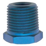 Russell Performance 1/2in Male to 1/4in Female Pipe Bushing Reducer (Blue) thumbnail 5