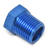 Russell Performance 1/2in Male to 1/4in Female Pipe Bushing Reducer (Blue) thumbnail 6