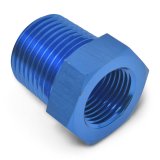 Russell Performance 1/2in Male to 1/4in Female Pipe Bushing Reducer (Blue) thumbnail 7