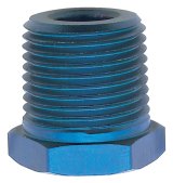 Russell Performance 1/2in Male to 1/8in Female Pipe Bushing Reducer (Blue) thumbnail 3