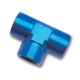 Russell Performance 3/8in Female Pipe Tee Fitting (Blue) thumbnail 2