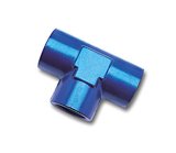 Russell Performance 3/8in Female Pipe Tee Fitting (Blue) thumbnail 4