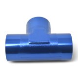 Russell Performance 3/8in Female Pipe Tee Fitting (Blue) thumbnail 6