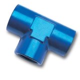 Russell Performance 1/2in Female Pipe Tee Fitting (Blue) thumbnail 2