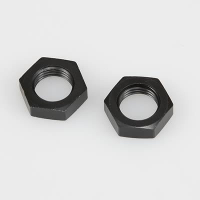 Russell Performance -6 AN Bulkhead Nuts 9/16in -18 Thread Size (Black) thumbnail 1
