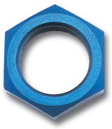 Russell Performance -10 AN Bulkhead Nuts 7/8in -14 Thread Size (Blue) thumbnail 2
