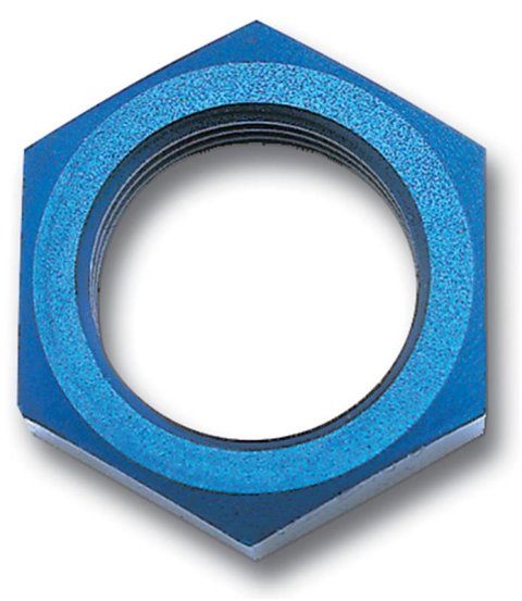 Russell Performance -12 AN Bulkhead Nuts 1 1/16in -12 Thread Size (Blue) thumbnail 3