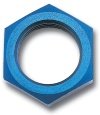 Russell Performance -12 AN Bulkhead Nuts 1 1/16in -12 Thread Size (Blue) thumbnail 8