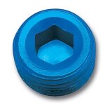 Russell Performance 3/8in Allen Socket Pipe Plug (Blue) thumbnail 2