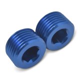Russell Performance 1/2in Allen Socket Pipe Plug (Blue) thumbnail 6