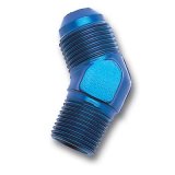 Russell Performance -6 AN to 3/8in NPT 45 Degree Flare to Pipe Adapter thumbnail 2