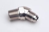 Russell Performance -6 AN to 3/8in NPT 45 Degree Flare to Pipe Adapter thumbnail 2