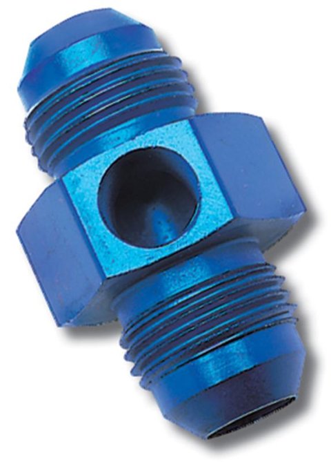 Russell Performance -8 AN Fuel Union Pressure Adapter (Blue) thumbnail 4