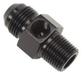 Russell Performance -6 AN Flare to 3/8in Pipe Pressure Adapter (Black) thumbnail 4