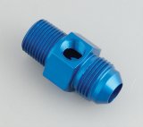 Russell Performance -8 AN Flare to 3/8in Pipe Pressure Adapter (Blue) thumbnail 1