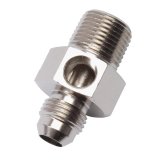 Russell Performance -6 AN Flare to 1/4in Pipe Pressure Adapter (Endura) thumbnail 2