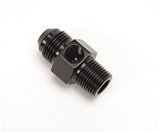 Russell Performance -6 AN Flare to 3/8in Pipe Pressure Adapter (Black) thumbnail 2