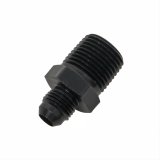Russell Performance ADAPTER FITTING #6 AN MALE FLARE TO 1/2in NPT MALE BLK thumbnail 2