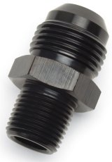 Russell Performance ADAPTER FITTING #6 AN MALE FLARE TO 1/2in NPT MALE BLK thumbnail 3