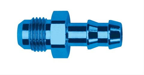 Russell Performance -10 AN Male to 5/8in Barb (Blue) thumbnail 2