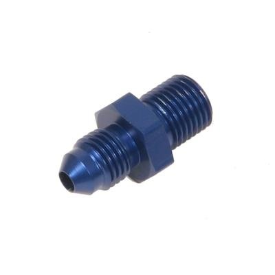 Russell Performance -4 AN Flare to 12mm x 1.25 Metric Thread Adapter (Blue) thumbnail 2