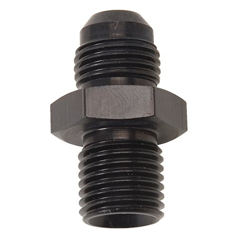 Russell Performance -6 AN Flare to 12mm x 1.5 Metric Thread Adapter (Black) thumbnail 5