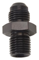Russell Performance -6 AN Flare to 14mm x 1.5 Metric Thread Adapter (Black ) thumbnail 4