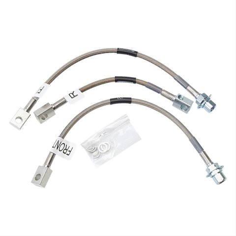 Russell Performance 94-95 Ford Mustang GT (Front & Rear Center Hose) Brake Line Kit thumbnail 1