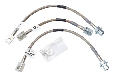 Russell Performance 94-95 Ford Mustang GT (Front & Rear Center Hose) Brake Line Kit thumbnail 4