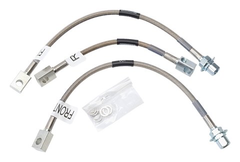 Russell Performance 94-95 Ford Mustang GT (Front & Rear Center Hose) Brake Line Kit thumbnail 6