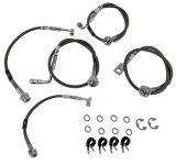 Russell Performance 99-06 GM Silverado/Sierra 1500 2WD with 6in-7in lift Brake Line Kit thumbnail 2