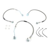 Russell Performance 90-96 Ford F-150 4WD with 4in lift Brake Line Kit thumbnail 1