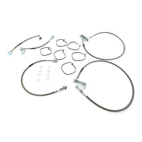 Russell Performance 05-06 Ford F-250/350 Super Duty 4WD with 6in Lift Brake Line Kit thumbnail 1