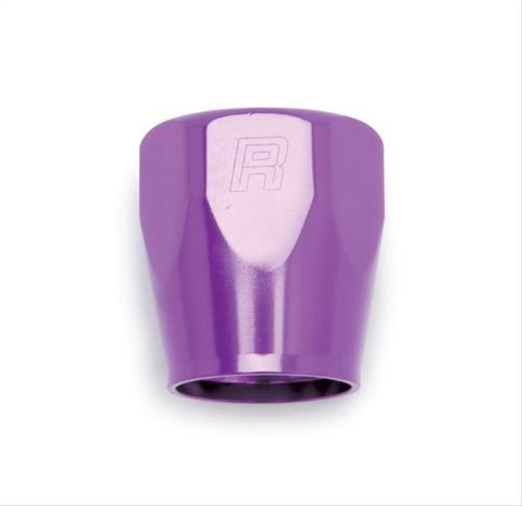 Russell Performance 2-Piece -6 AN Anodized Full Flow Swivel Hose End Sockets (Qty 2) - Purple thumbnail 1