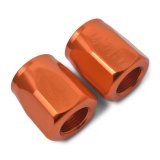 Russell Performance 2-Piece -6 AN Anodized Full Flow Swivel Hose End Sockets (Qty 2) - Orange thumbnail 5