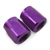 Russell Performance 2-Piece -8 AN Anodized Full Flow Swivel Hose End Sockets (Qty 2) - Purple thumbnail 5