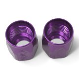 Russell Performance 2-Piece -10 AN Anodized Full Flow Swivel Hose End Sockets (Qty 2) - Purple thumbnail 5