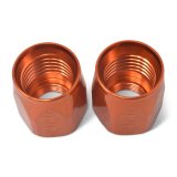 Russell Performance 2-Piece -8 AN Anodized Full Flow Swivel Hose End Sockets (Qty 2) - Orange thumbnail 6