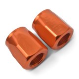 Russell Performance 2-Piece -8 AN Anodized Full Flow Swivel Hose End Sockets (Qty 2) - Orange thumbnail 7