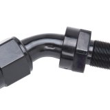 Russell Performance -10 AN 45 Degree Hose End Without Socket - Black thumbnail 3
