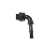 Russell Performance Adpt Fitting 3/8in SAE Qck Dis Male to #8 SAE Port Male Swvl End 90 Deg Blk Anod thumbnail 4