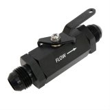 Russell Performance Shutoff Valve -10 AN Male Black Finish thumbnail 1