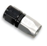 Russell Performance -16 AN Silver/Black Straight Full Flow Hose End thumbnail 1