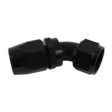 Russell Performance -16 AN Black 45 Degree Full Flow Hose End thumbnail 1