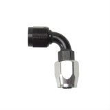 Russell Performance -16 AN Silver/Black 90 Degree Full Flow Hose End thumbnail 1