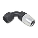 Russell Performance -16 AN Silver/Black 90 Degree Full Flow Hose End thumbnail 6